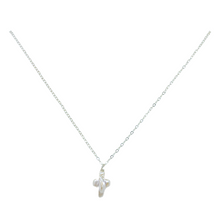 Load image into Gallery viewer, Little Cross Necklace in silver_m donohue collection