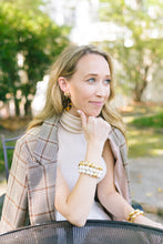 Load image into Gallery viewer, Model is wearing Riley Tortoise Earrings_m donohue collection