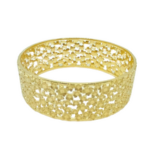 Load image into Gallery viewer, Garden inspired hydrangea bloom bangle bracelet_m donohue collection