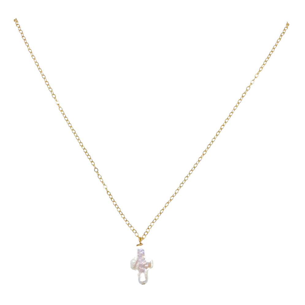 Little Cross Necklace – M Donohue Collection