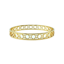 Load image into Gallery viewer, 18k gold-plated brass bangle bracelet_m donohue collection