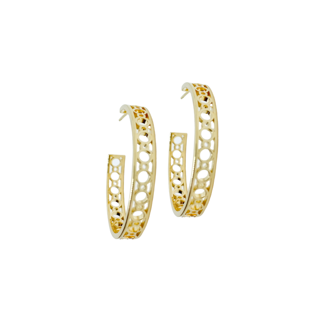 18k gold-plated brass hoop earrings_m donohue collection